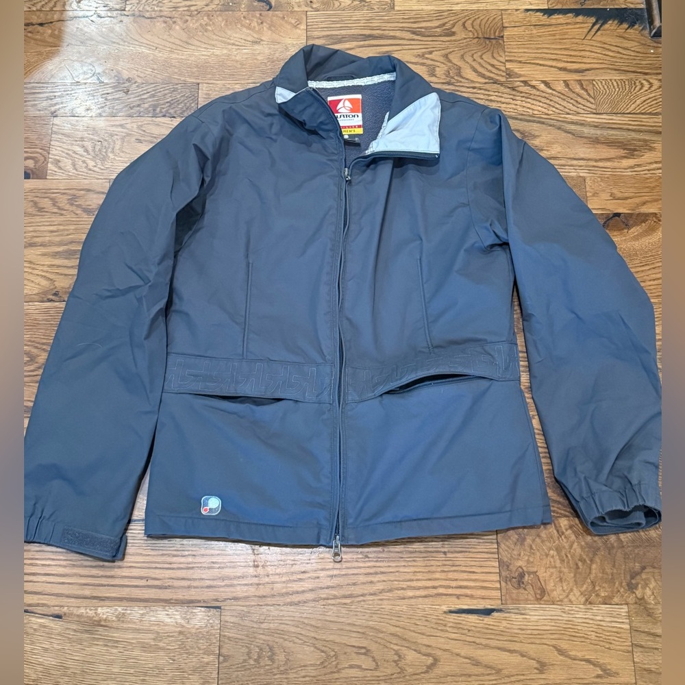 Burton. Vintage Y2K Bio-Lite Snowboard Fleece Lined Jacket. Gray. Size Small.